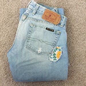 Lucky brand lil Maggie low cut flare jeans
